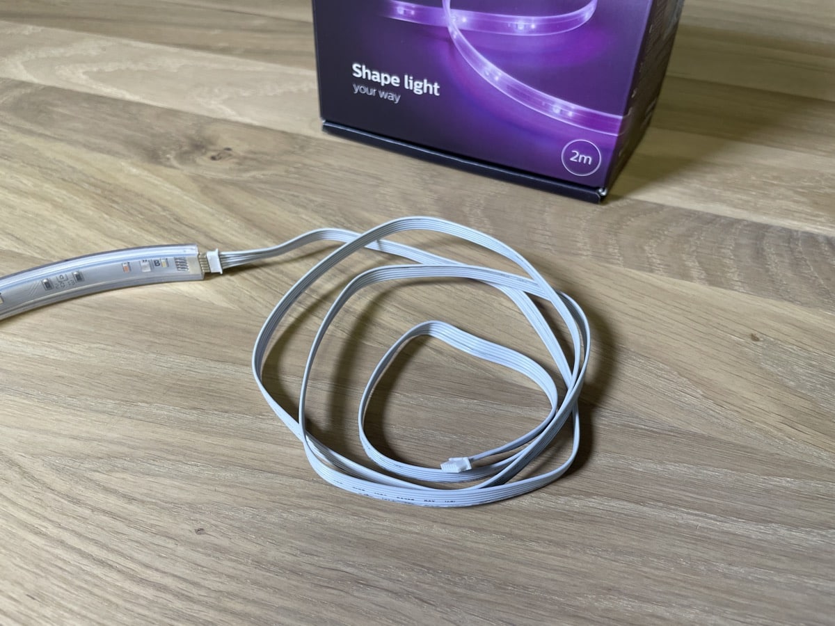 Illustrative example of philips hue led strip extension from Google Search