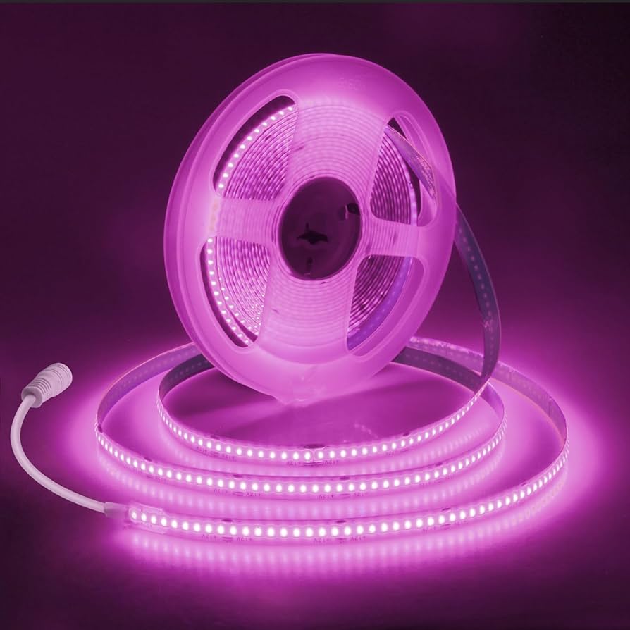 Illustrative example of pink led strip from Google Search