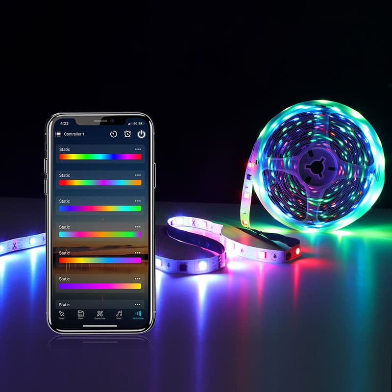 Illustrative example of pixel led strip