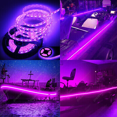 Illustrative example of purple led strip lights from Google Search