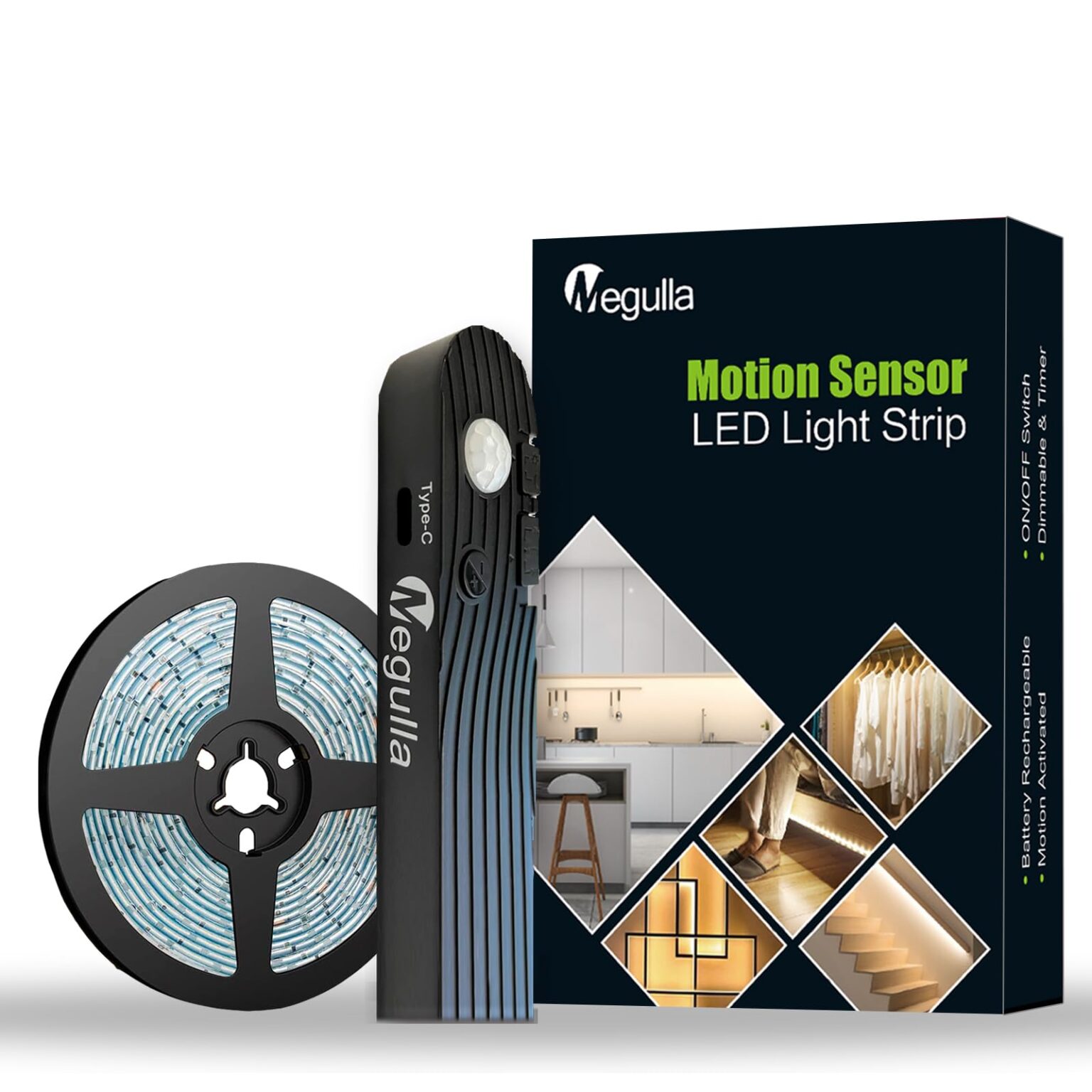 Illustrative example of rechargeable led strip from Google Search