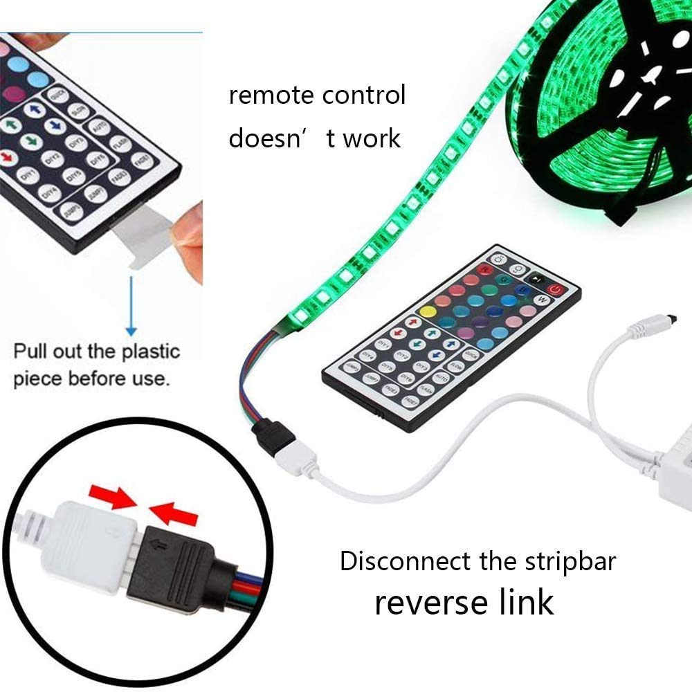 Illustrative example of remote control led strip lights