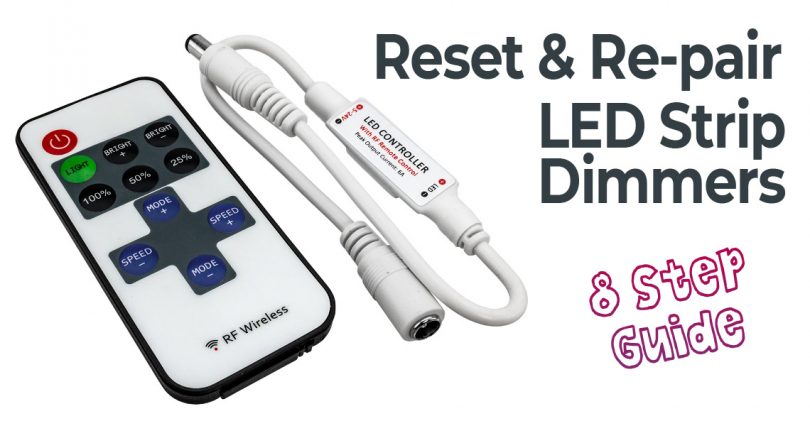 Illustrative example of remote led strip