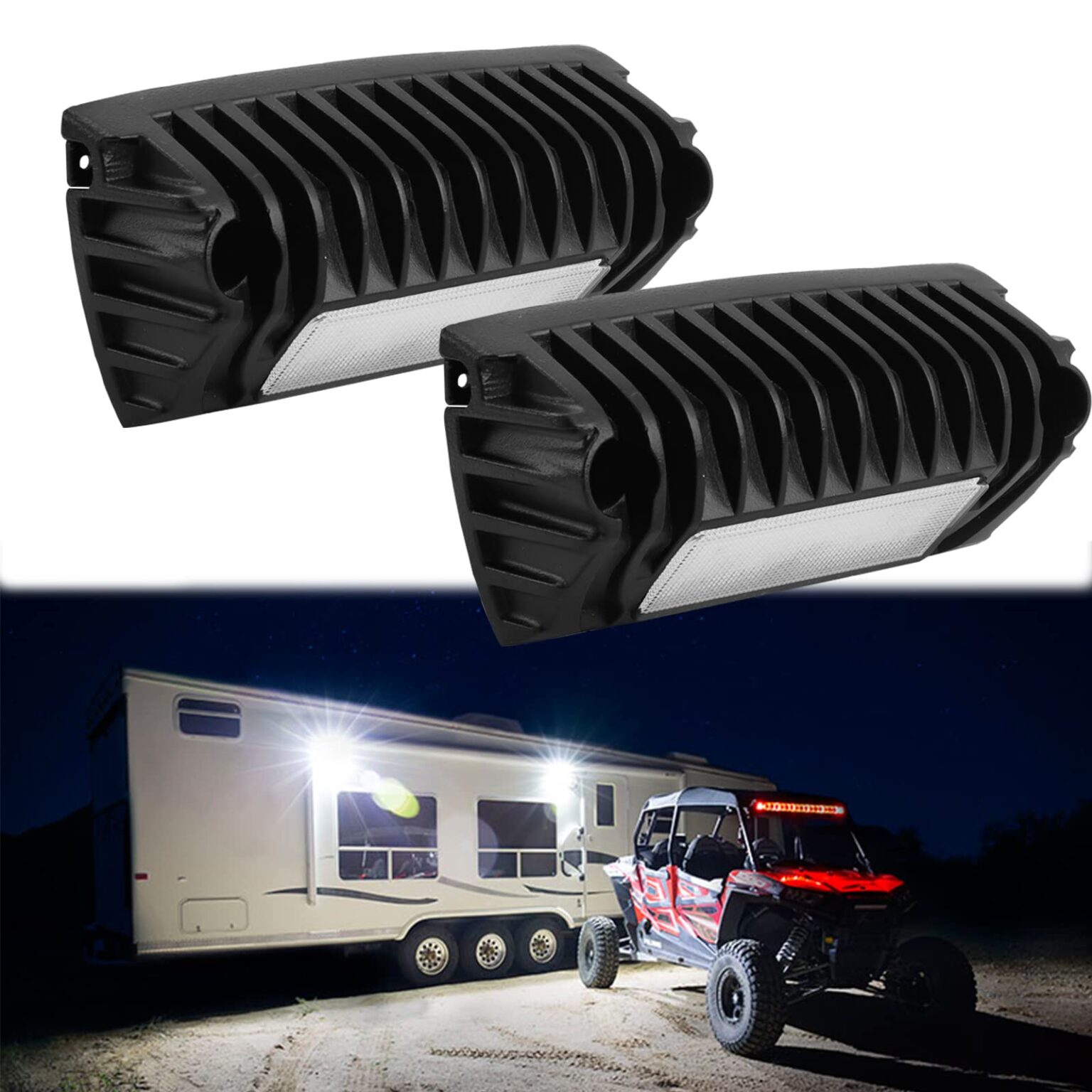 Illustrative example of rv outside led lights