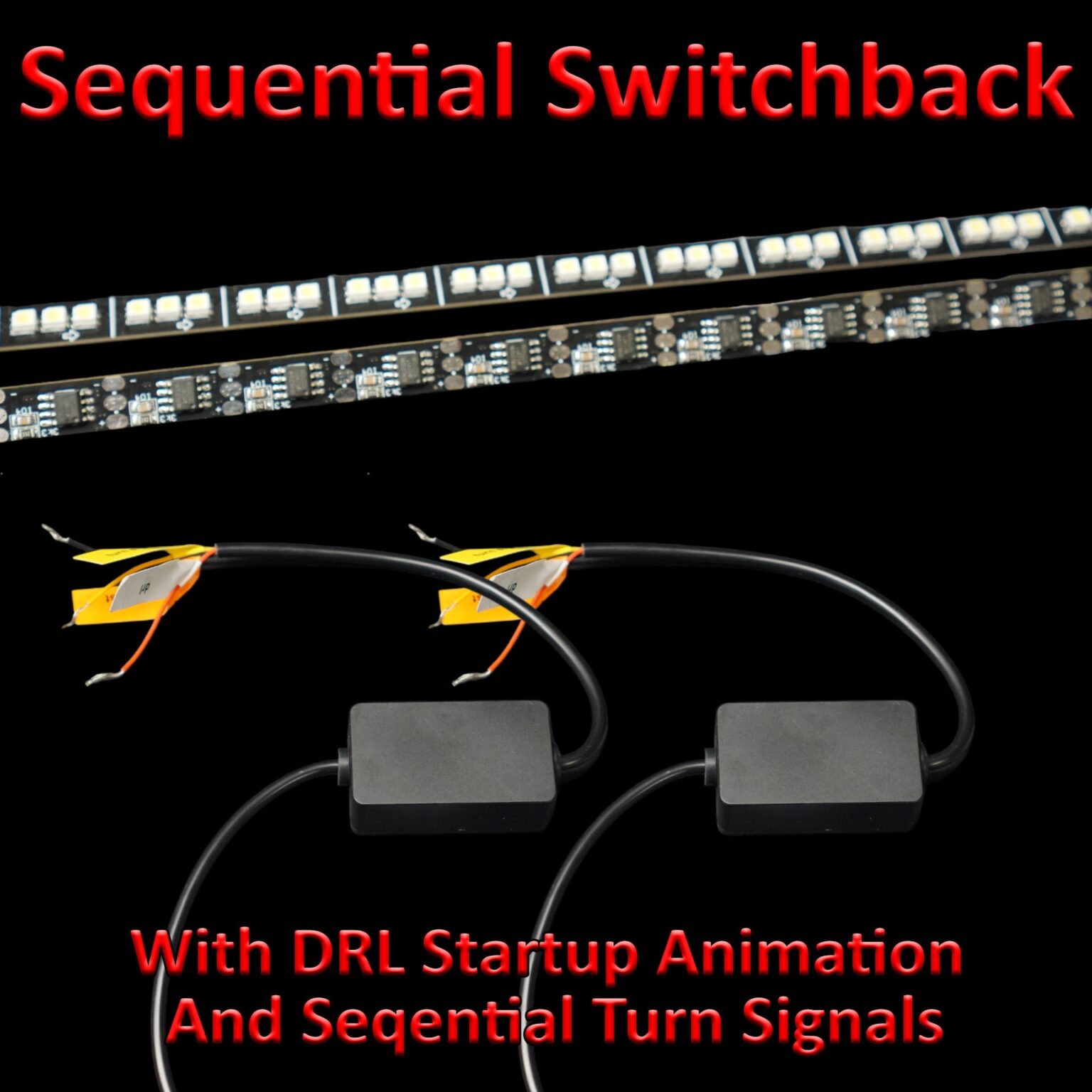 Illustrative example of sequential led strip from Google Search