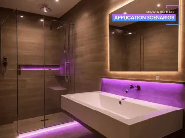 Illustrative example of shower led light strip from Google Search