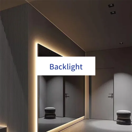 Illustrative example of small strip lighting