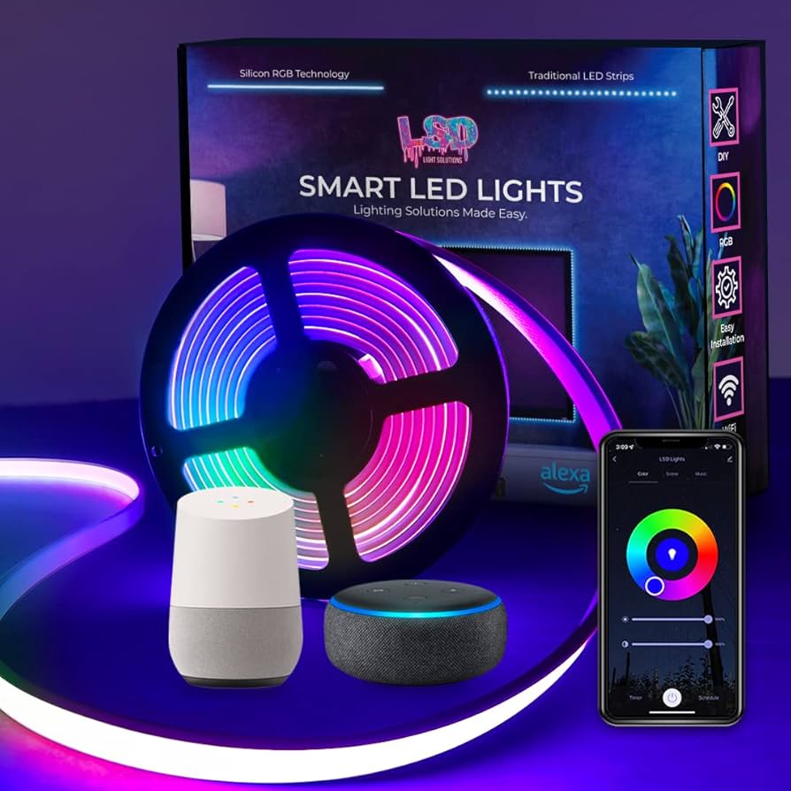 Illustrative example of stick on led light strips from Google Search