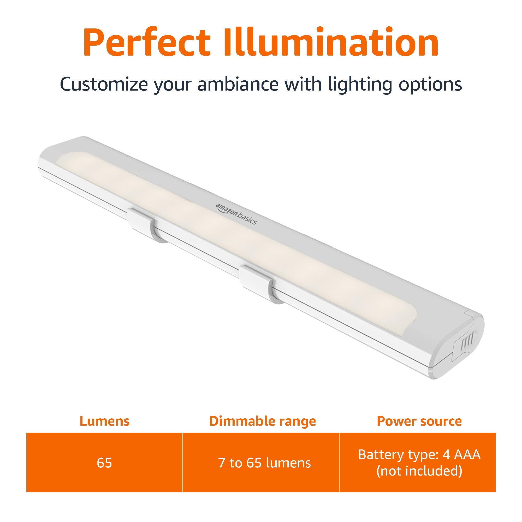 Illustrative example of stick on lighting from Google Search