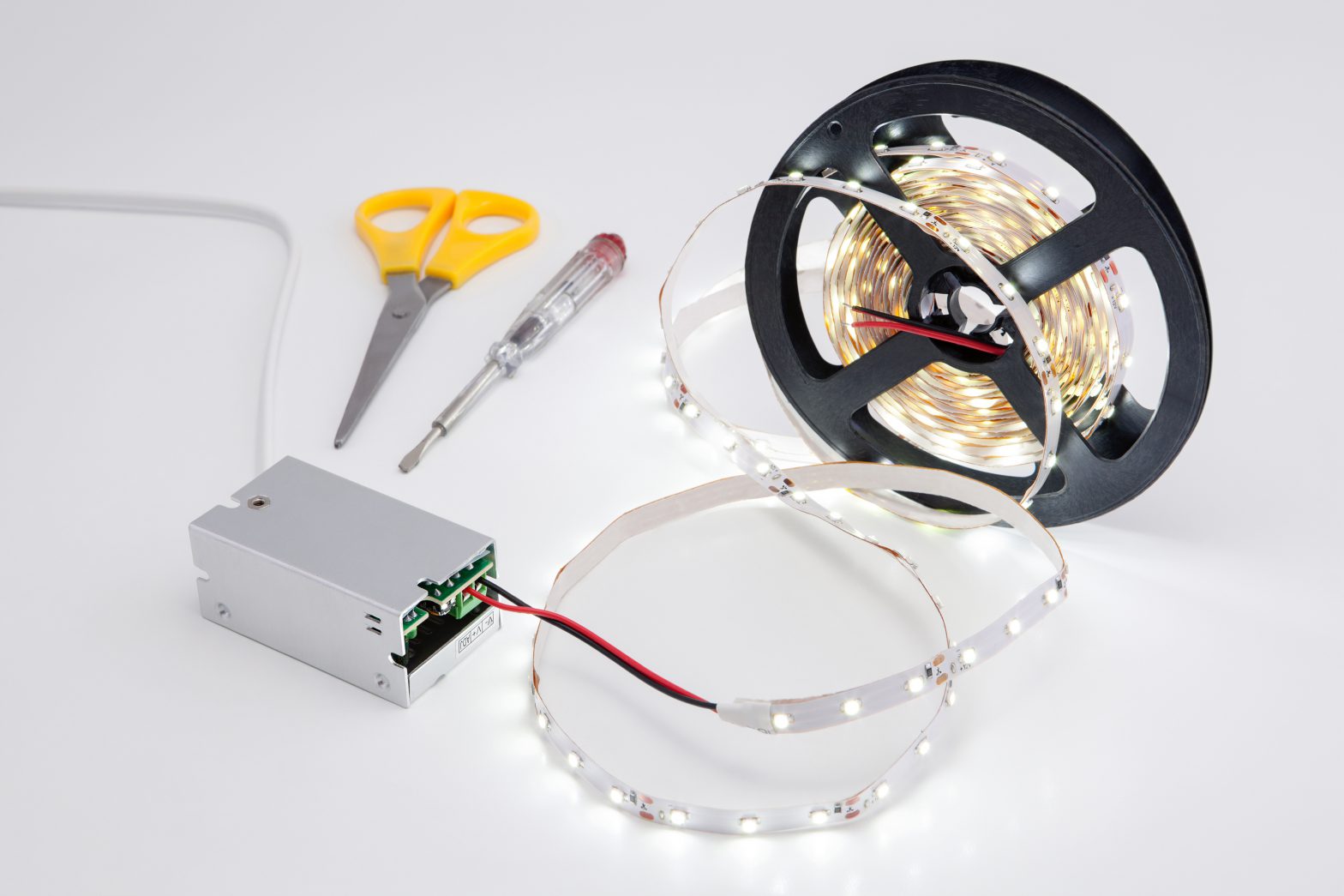 Illustrative example of strip led adapter