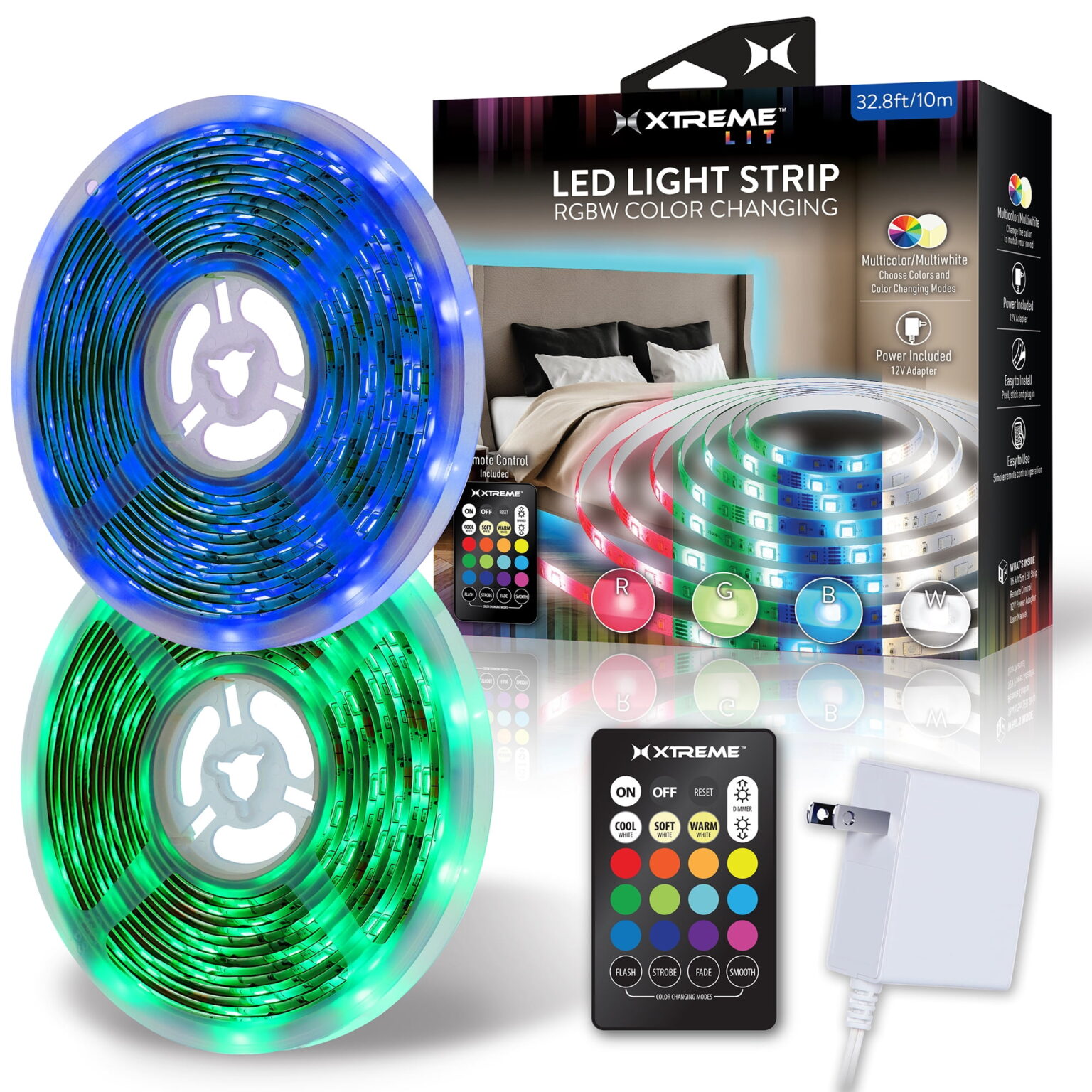 Illustrative example of strip led lights walmart from Google Search