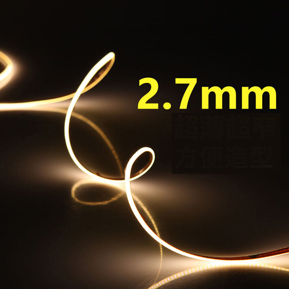 Illustrative example of thin led light strips