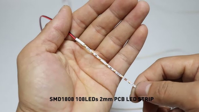 Illustrative example of thin led strip