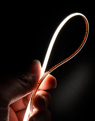 Illustrative example of thinnest led strip