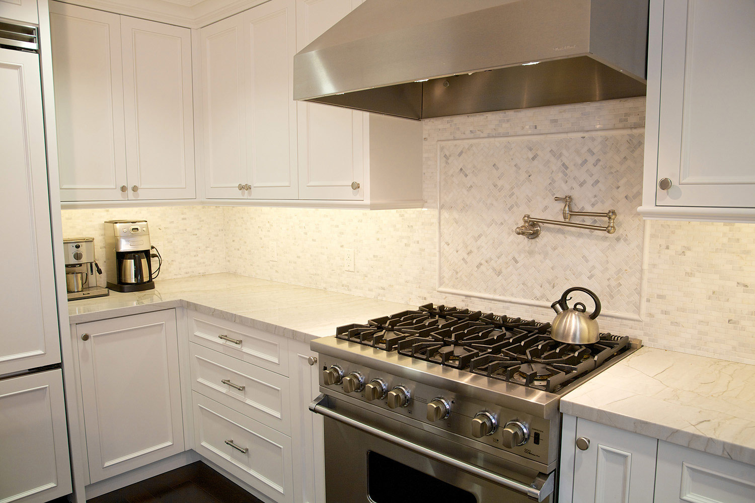 Illustrative example of under cabinet led lighting strips