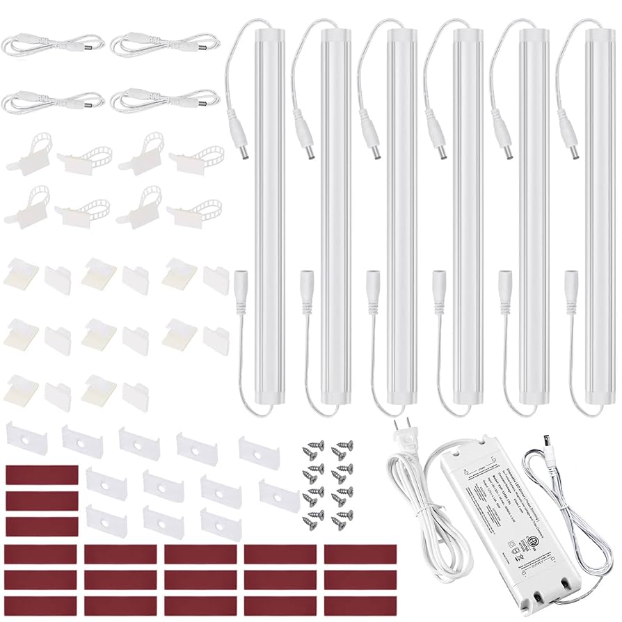 Illustrative example of under cabinet led strip lighting dimmable from Google Search