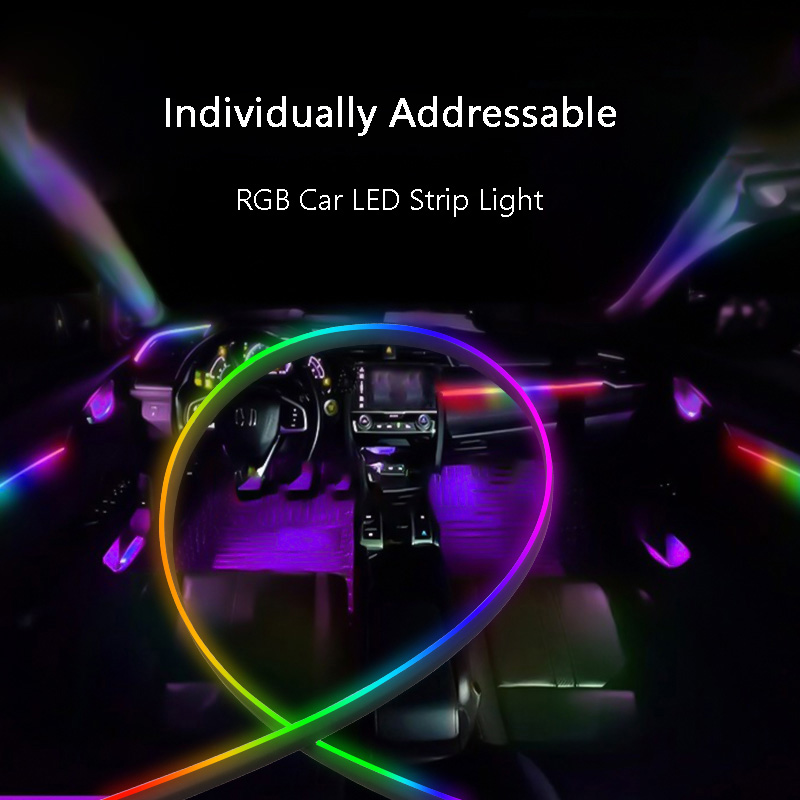 Illustrative example of vehicle led strip lights from Google Search