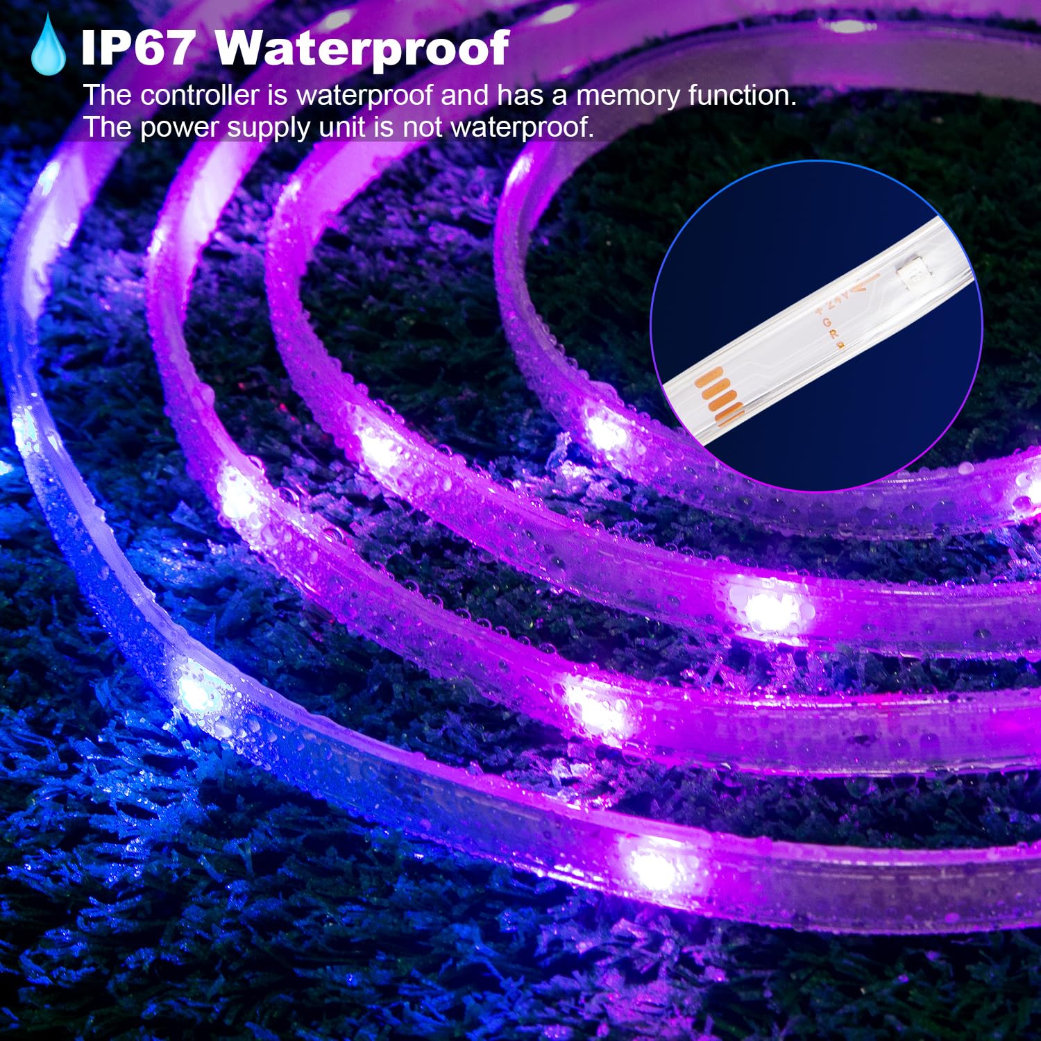 Illustrative example of waterproof light strips led