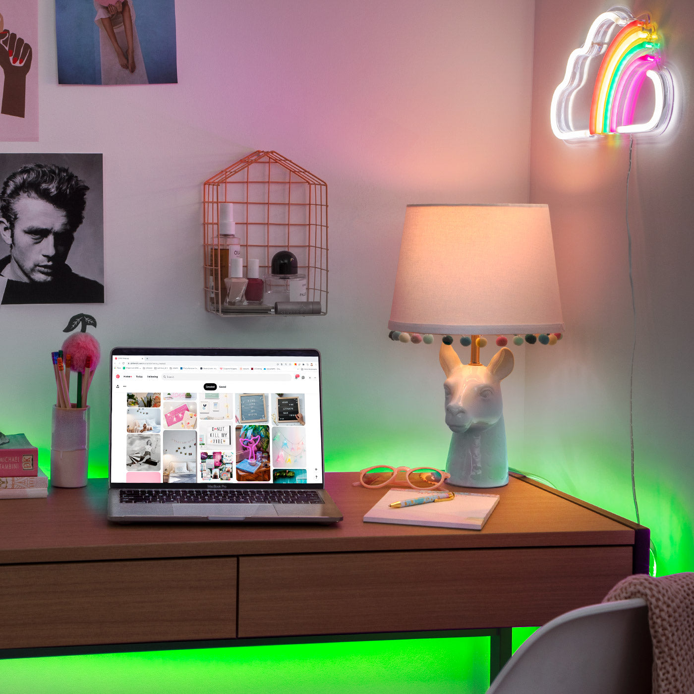 Illustrative example of west and arrow led light strip from Google Search
