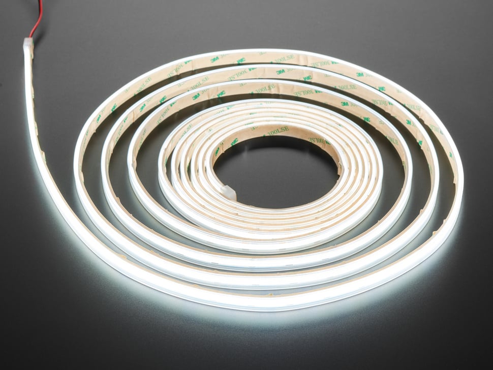 Illustrative example of white led strip lights from Google Search