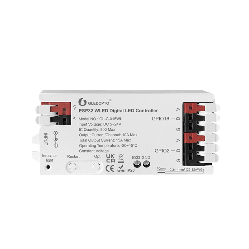 Illustrative example of wled led light strip controller esp32 from Google Search