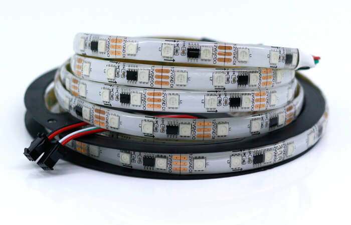 Illustrative example of ws2811b led strip
