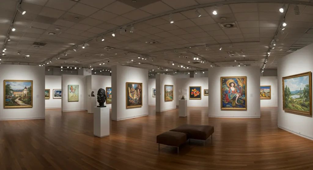 art gallery track lighting Beauty STC Lighting