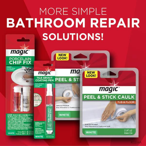 tub and floor caulk strip