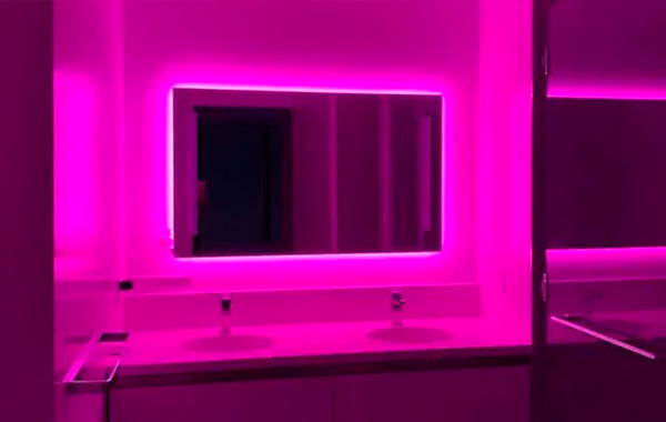 mirror strip lights