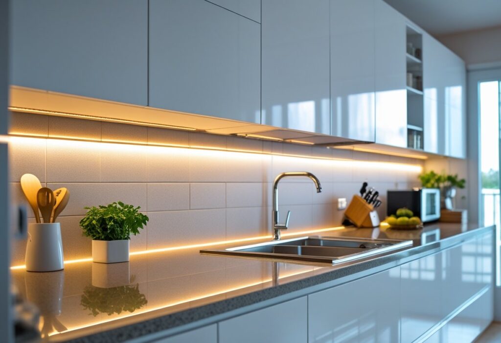 led under cabinet lighting hardwired with transformer