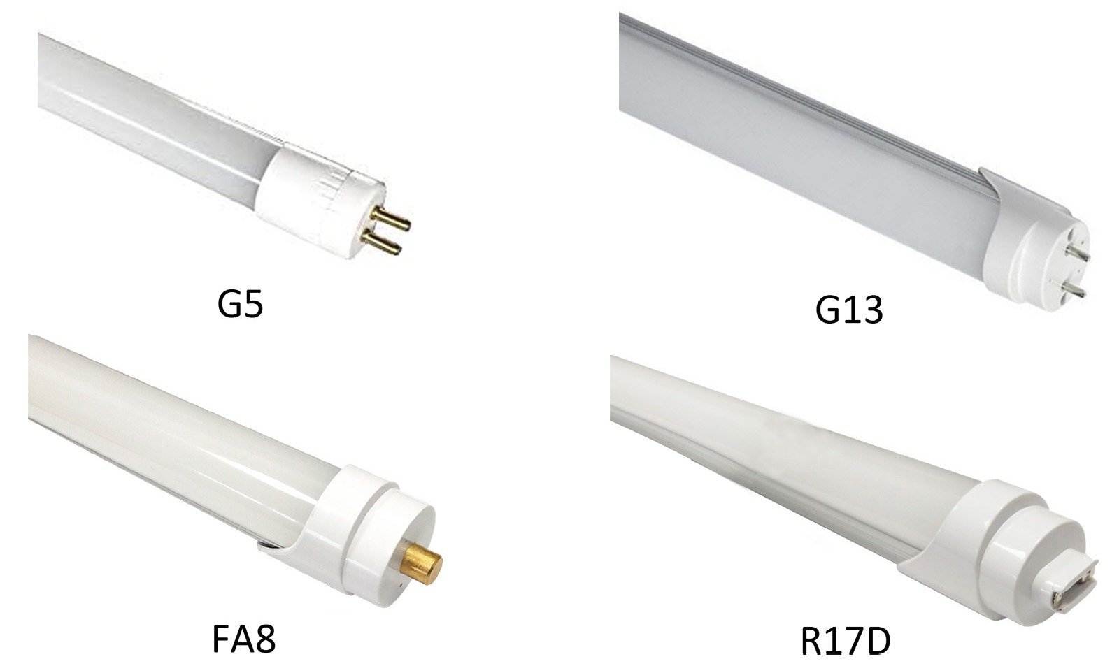 types of led tubes