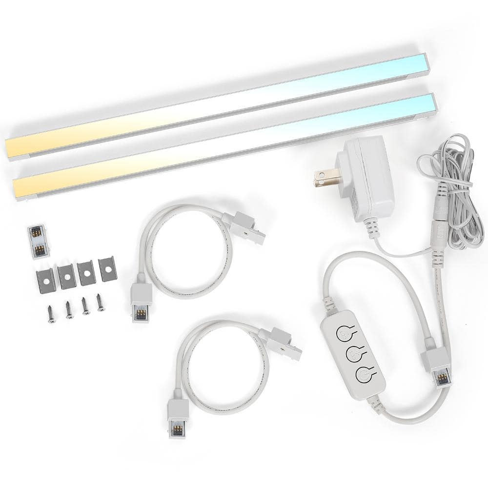 led under cabinet lighting plug in