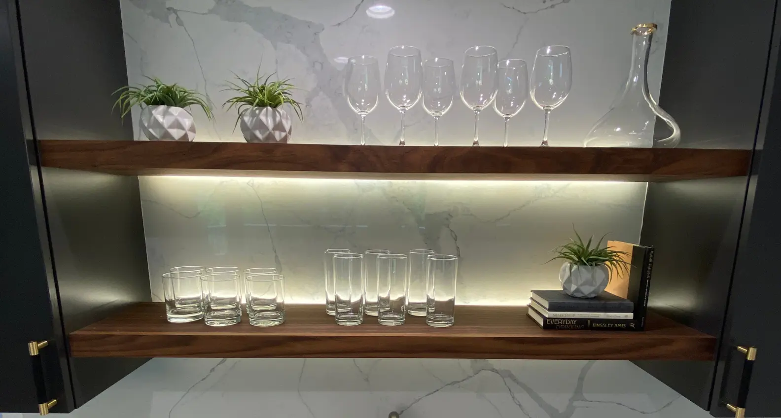 led strip shelf lighting