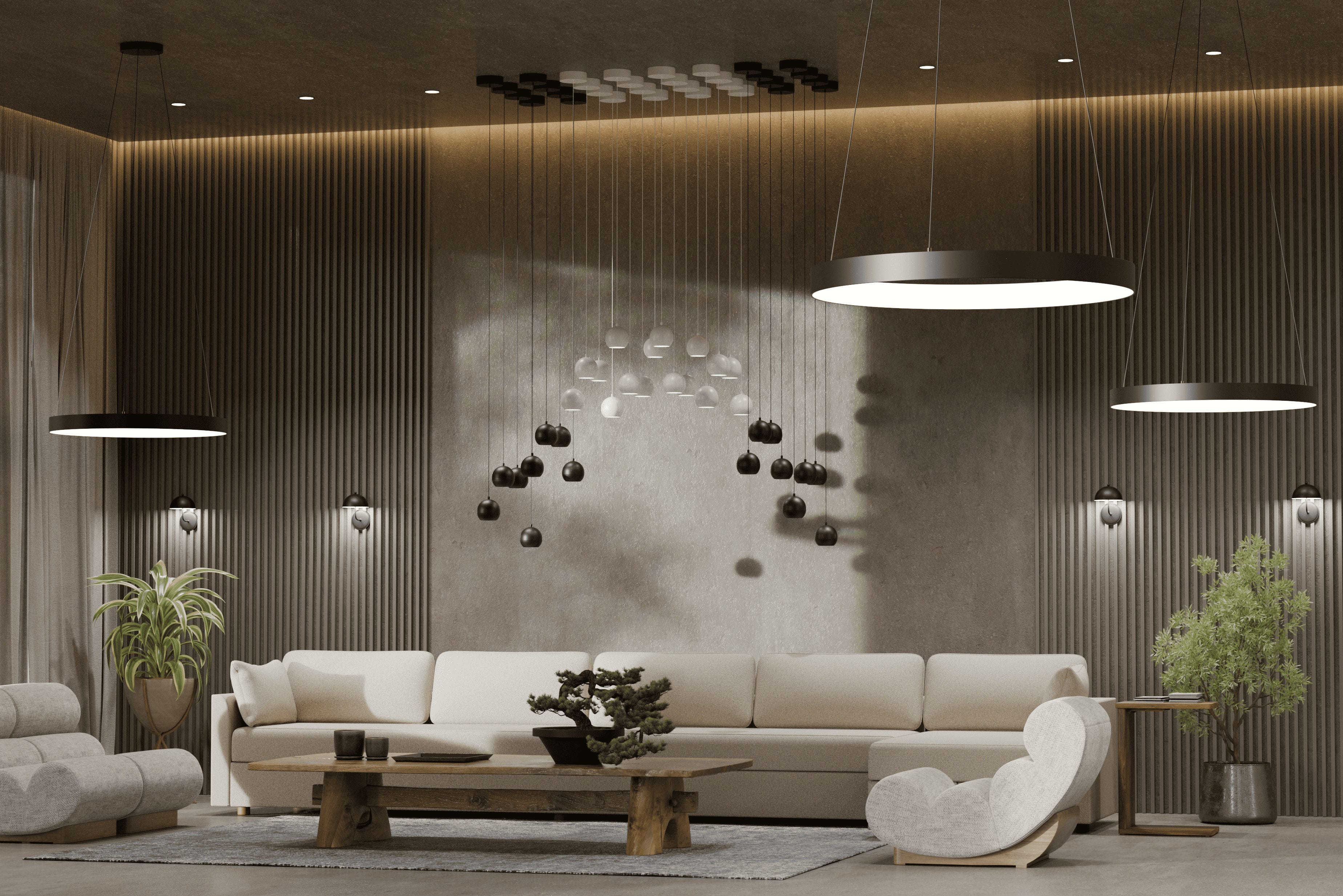 contemporary living room lighting ideas