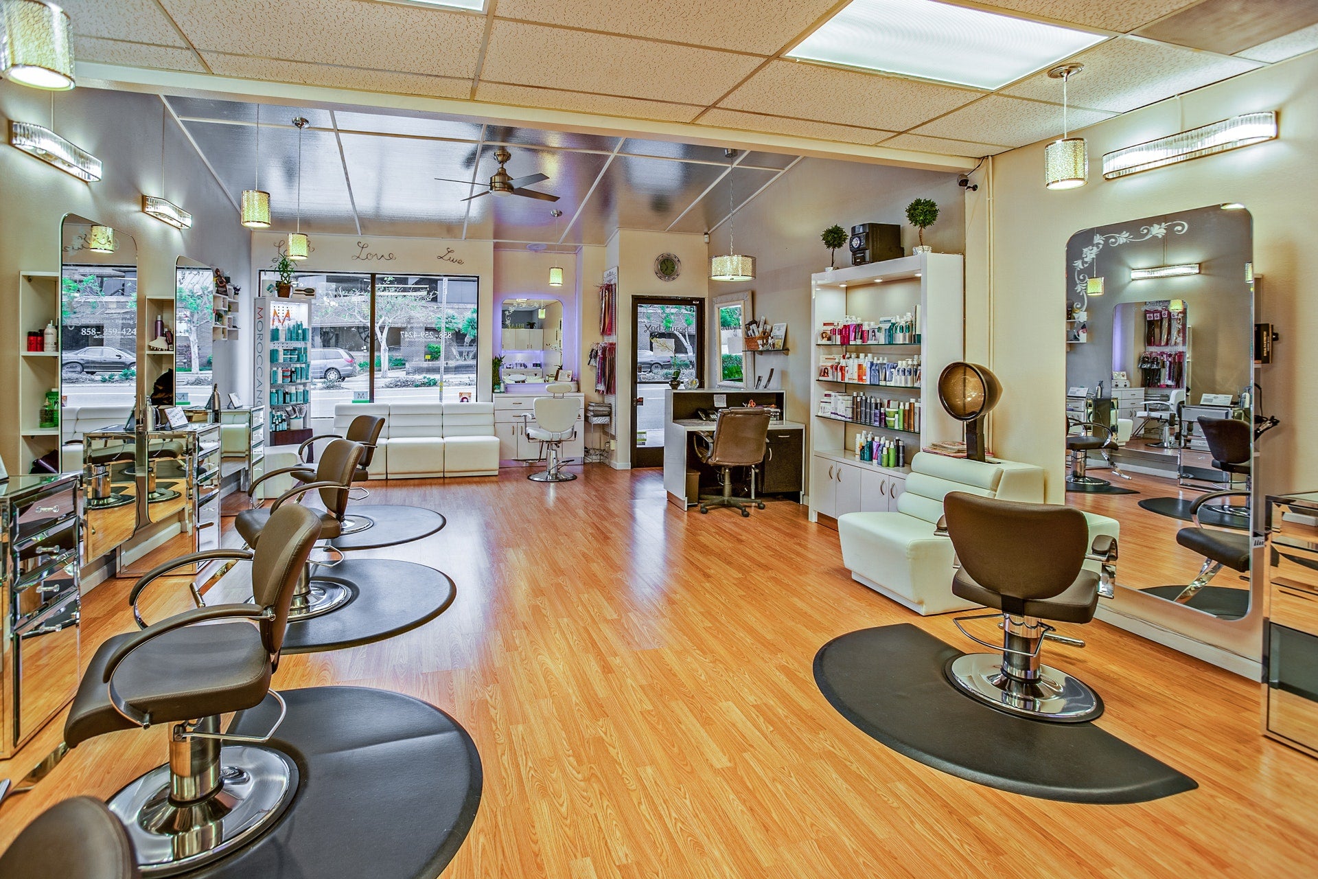 best lighting for hair salon