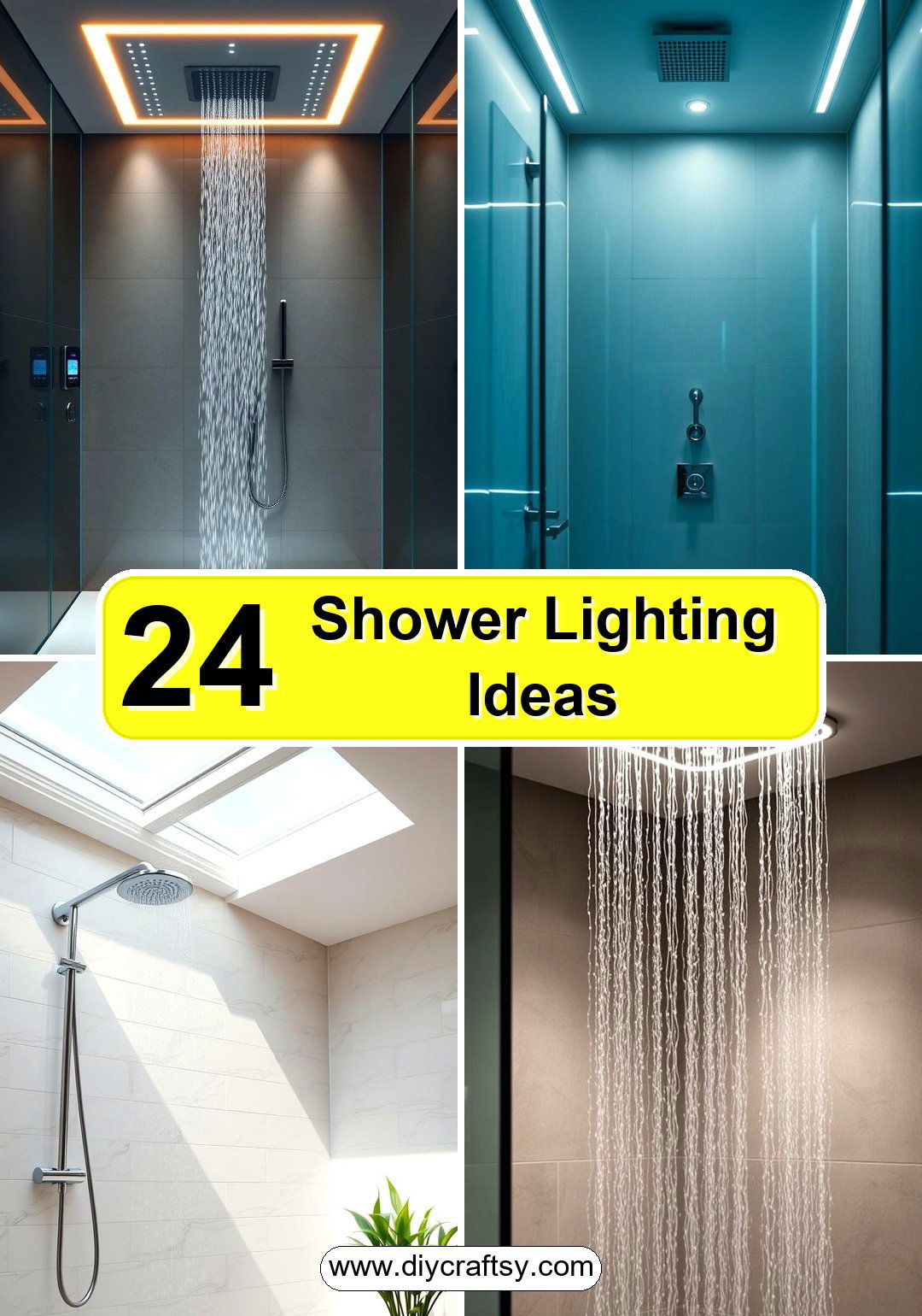 shower lighting ideas