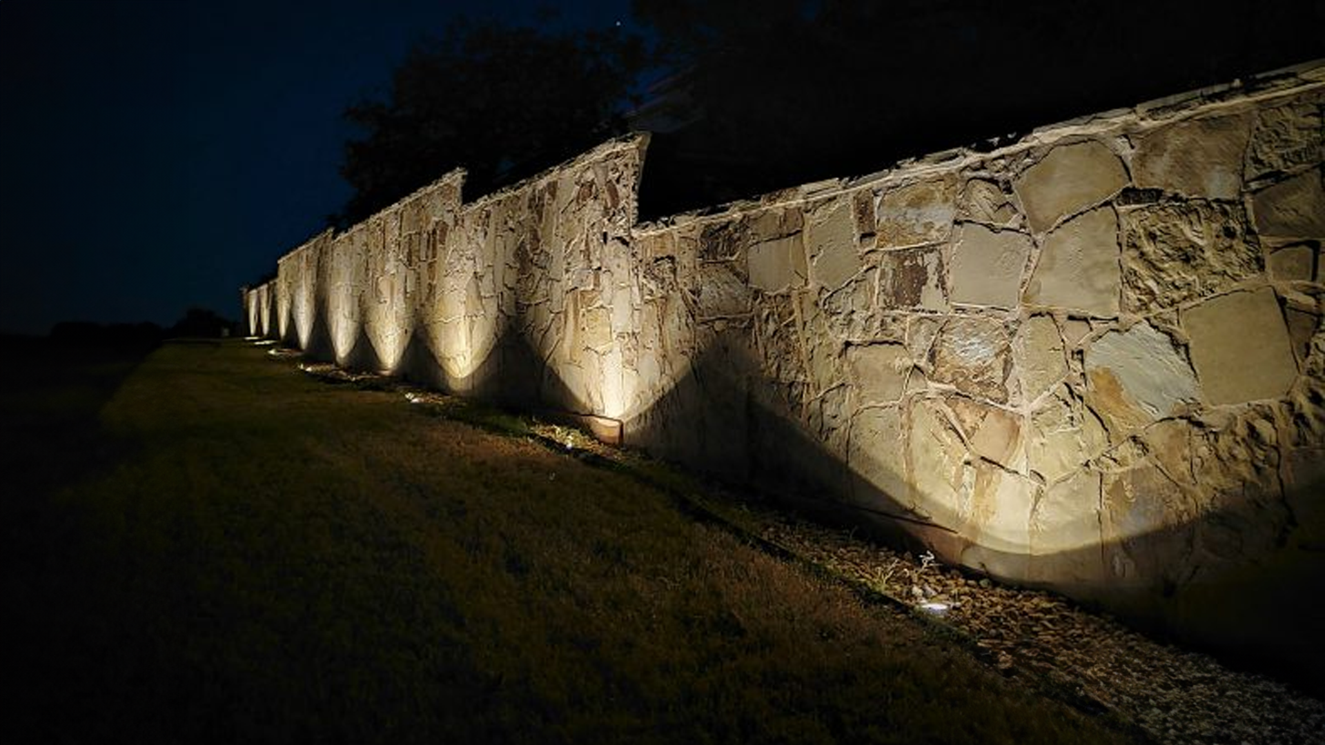 outdoor wall wash lighting