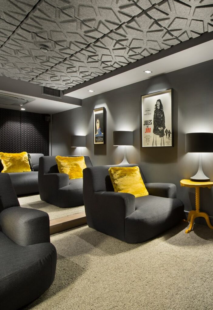 home theater lighting ideas