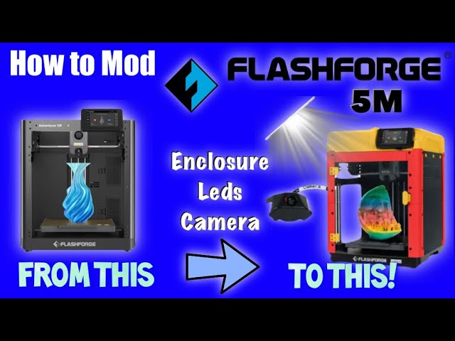 flash forge m5 led