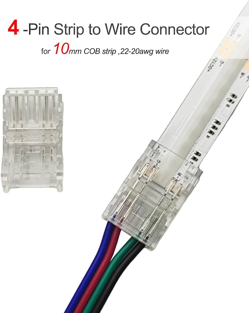 led connector to 4 pin wire Beauty STC