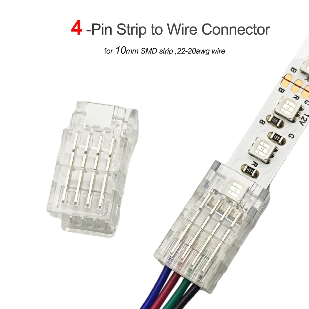 led connector to 4 pin wire