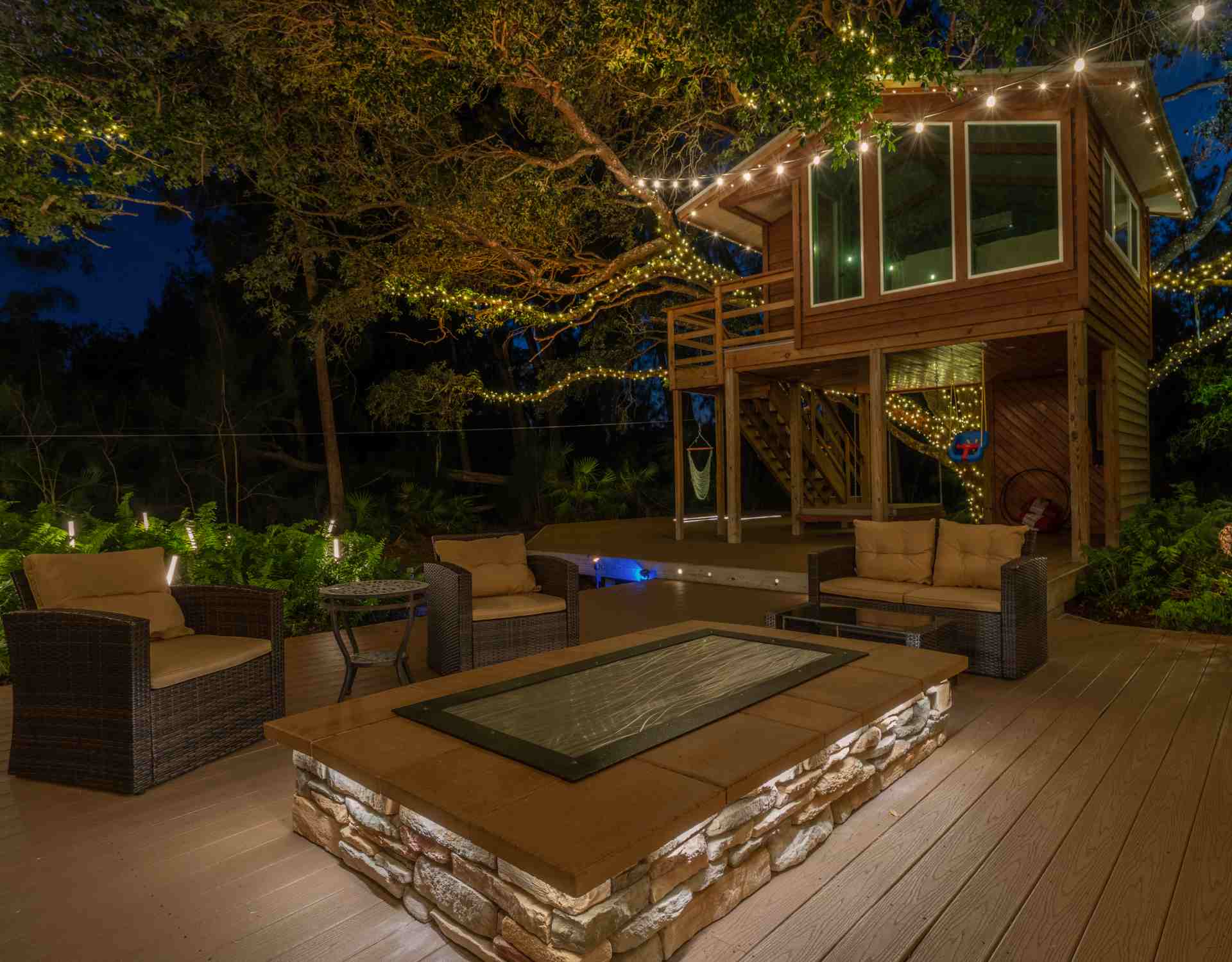 outdoor patio lighting ideas photos