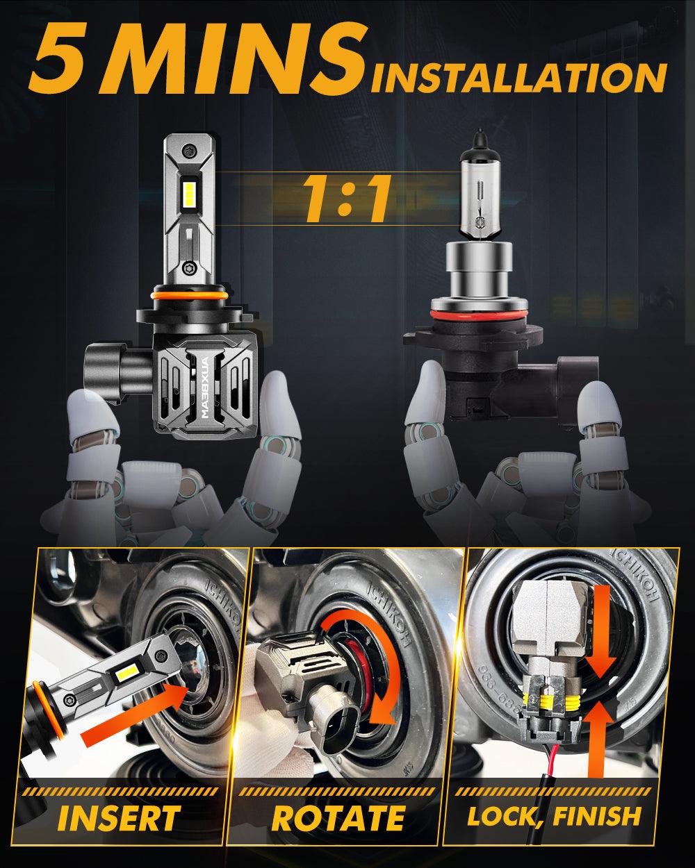 auxbeam led light bulbs