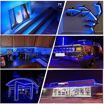 blue led lights for bedroom