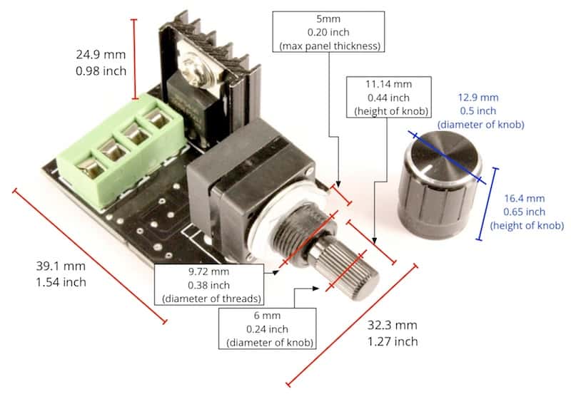 12v led dimmer switch