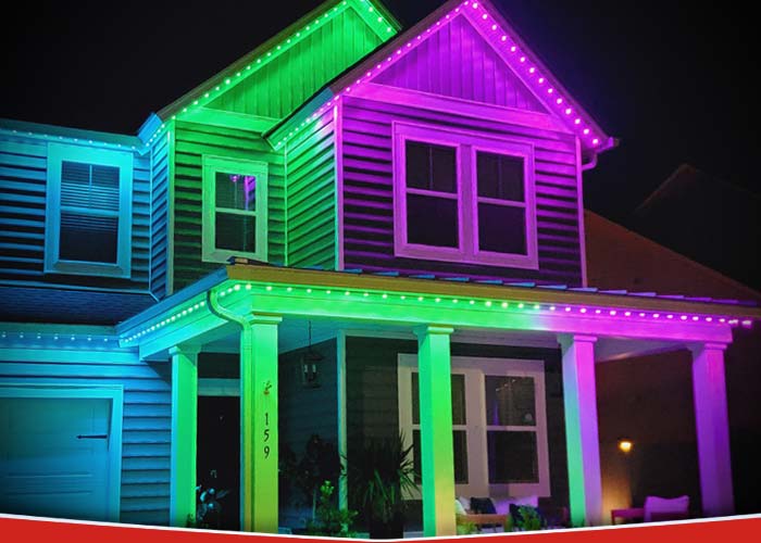 house outside led lights