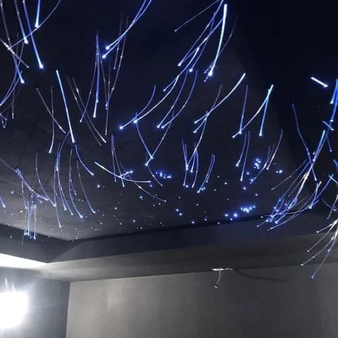 lighting stars on ceiling