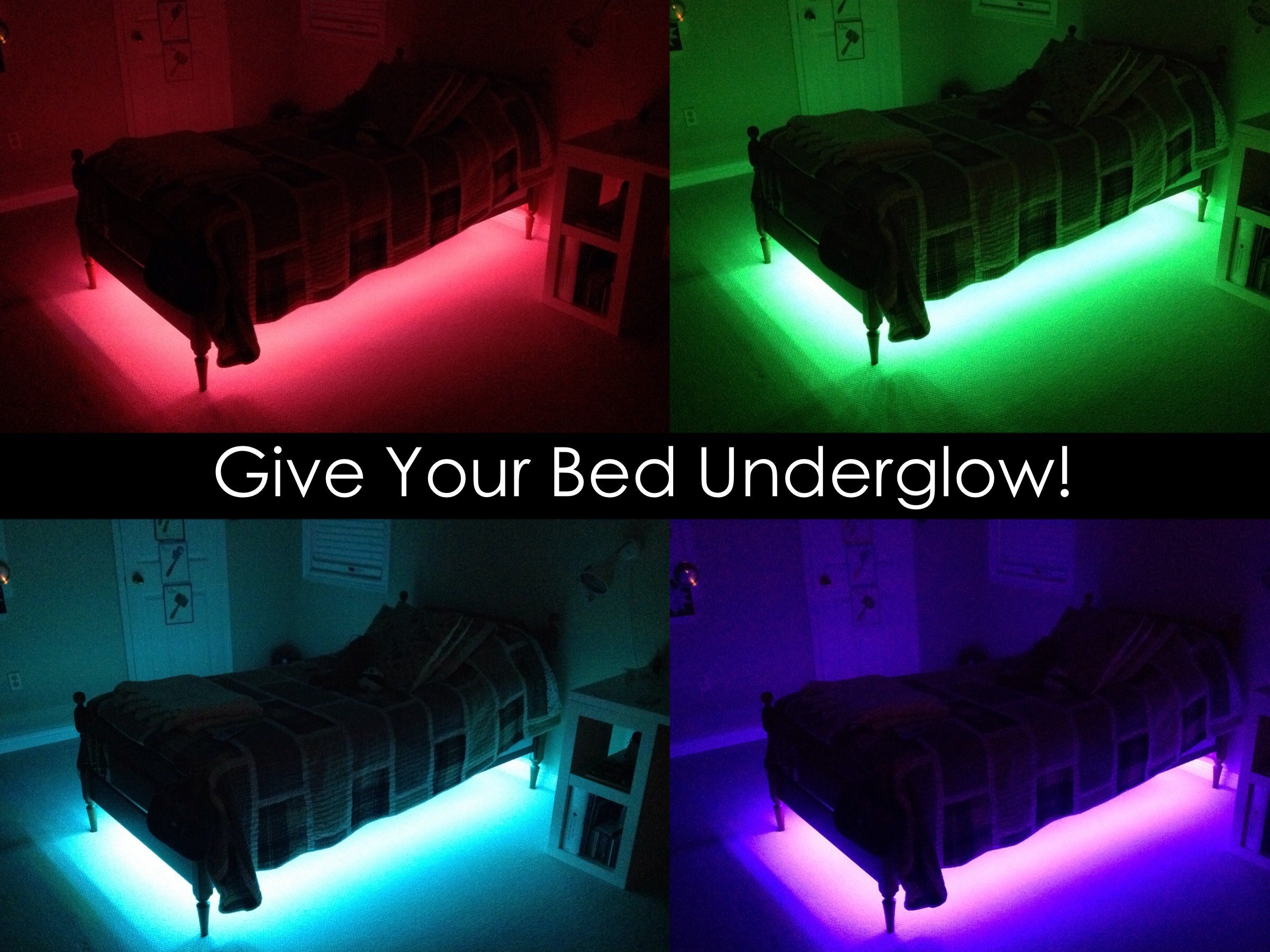 led lights under bed