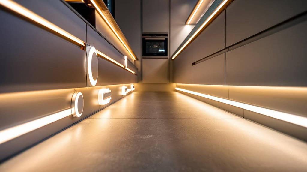 toe kick lighting motion sensor