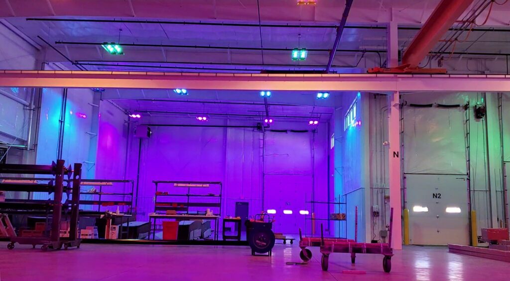 purple led lamp Beauty STC